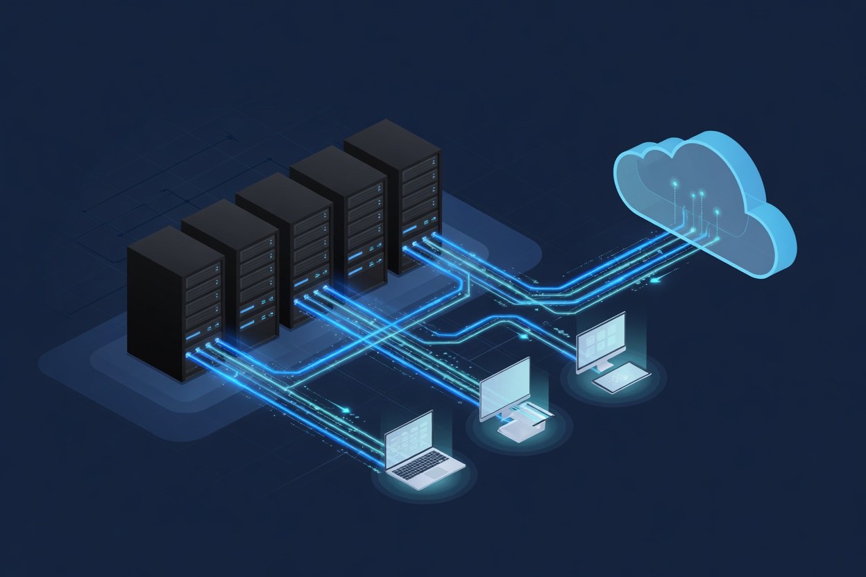 Parallel file access across many storage servers