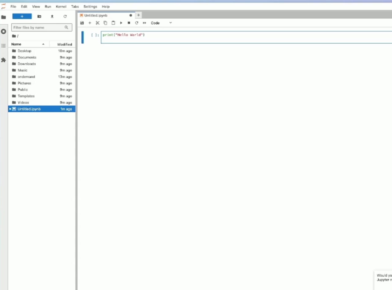 Running apps in a project workspace