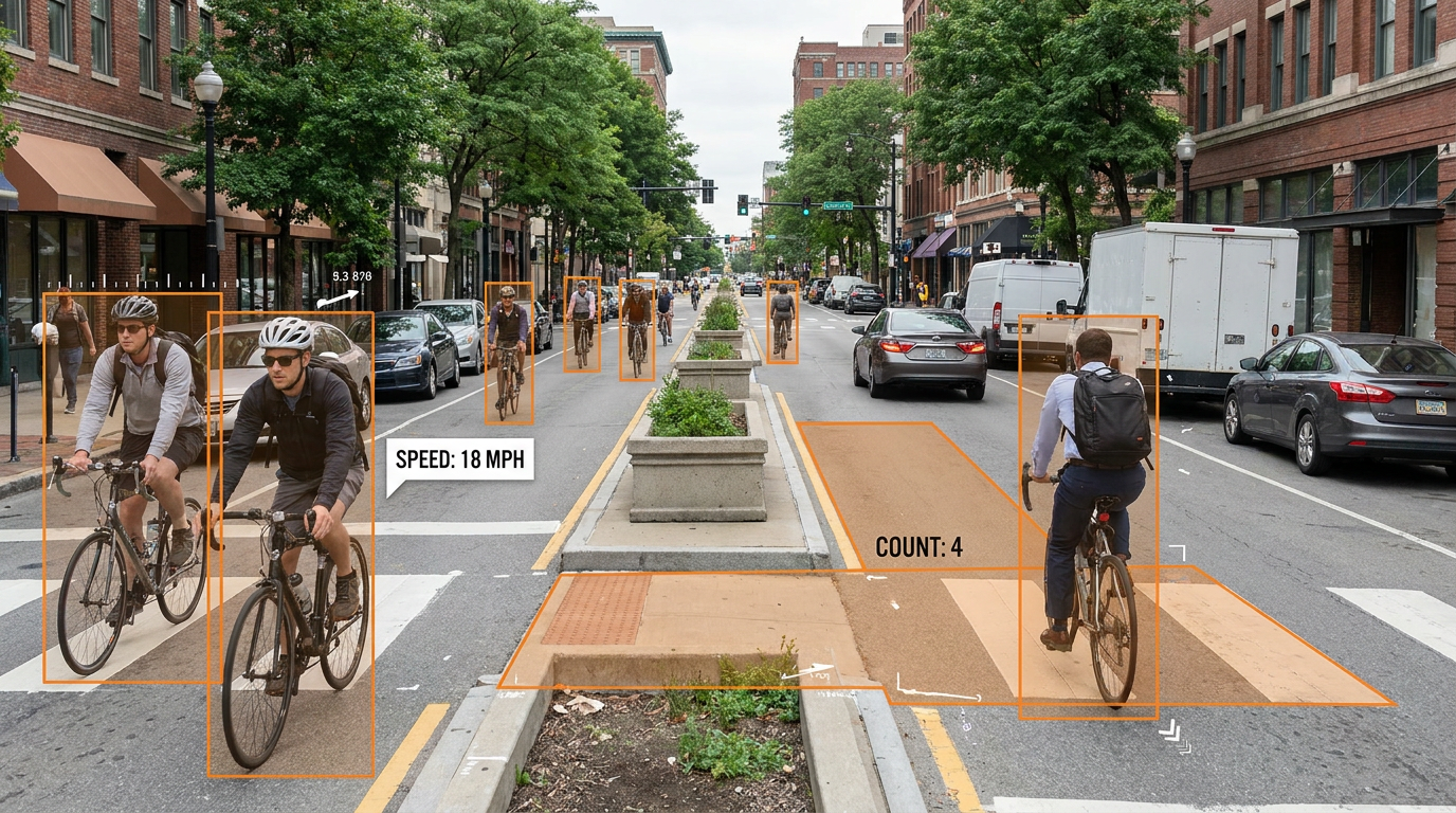 Bicycle and Vision Zero safety zones