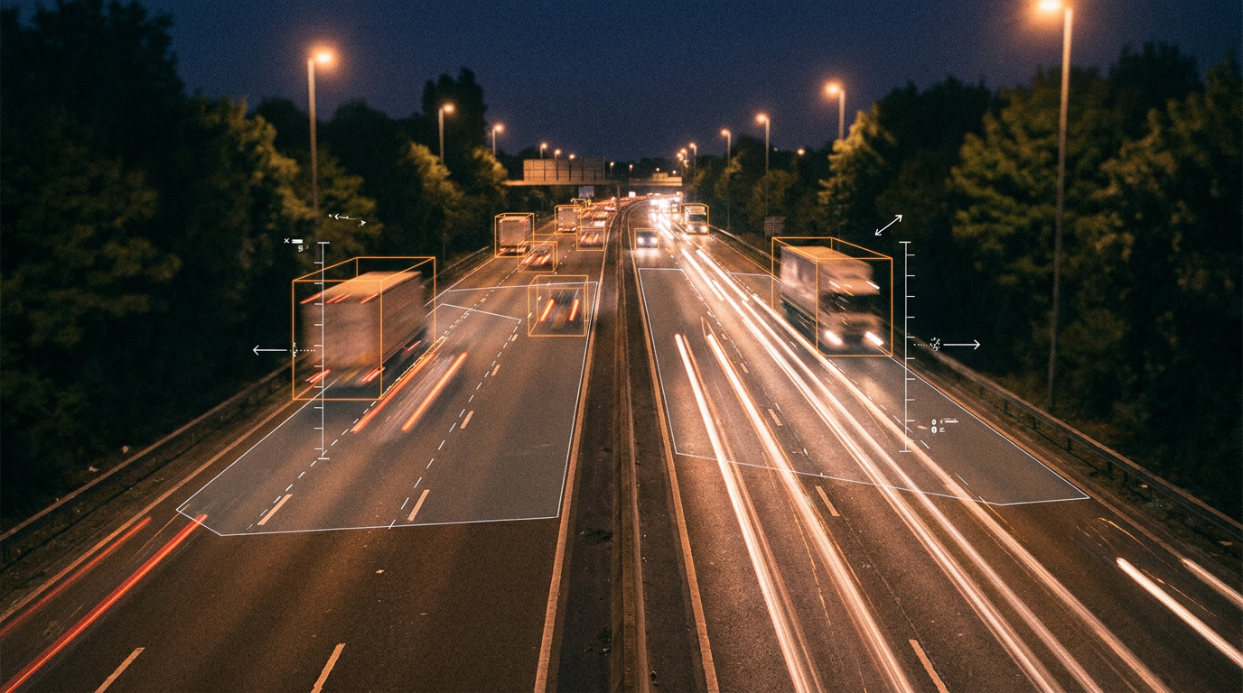 Defeat headlight glare on night-time highways