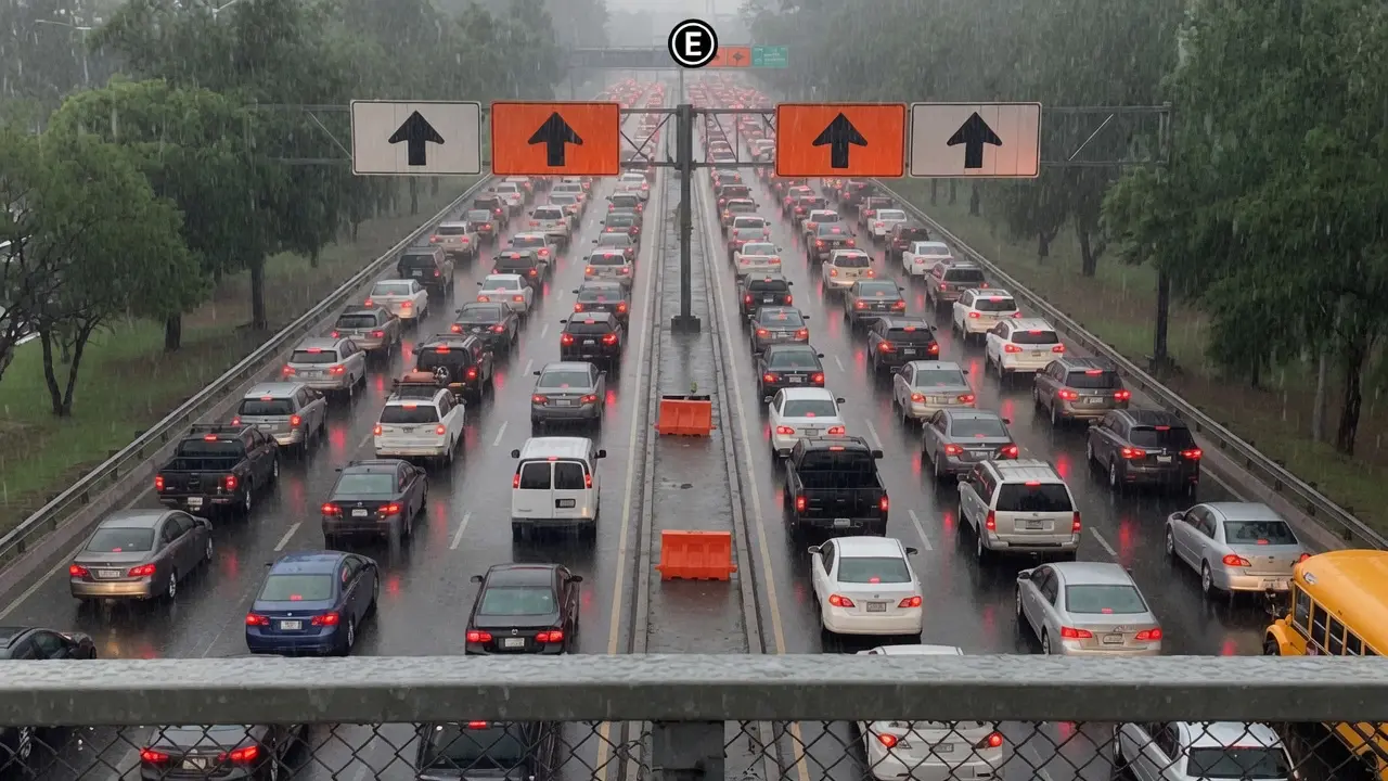 Hurricane evacuation cloud burst scaling