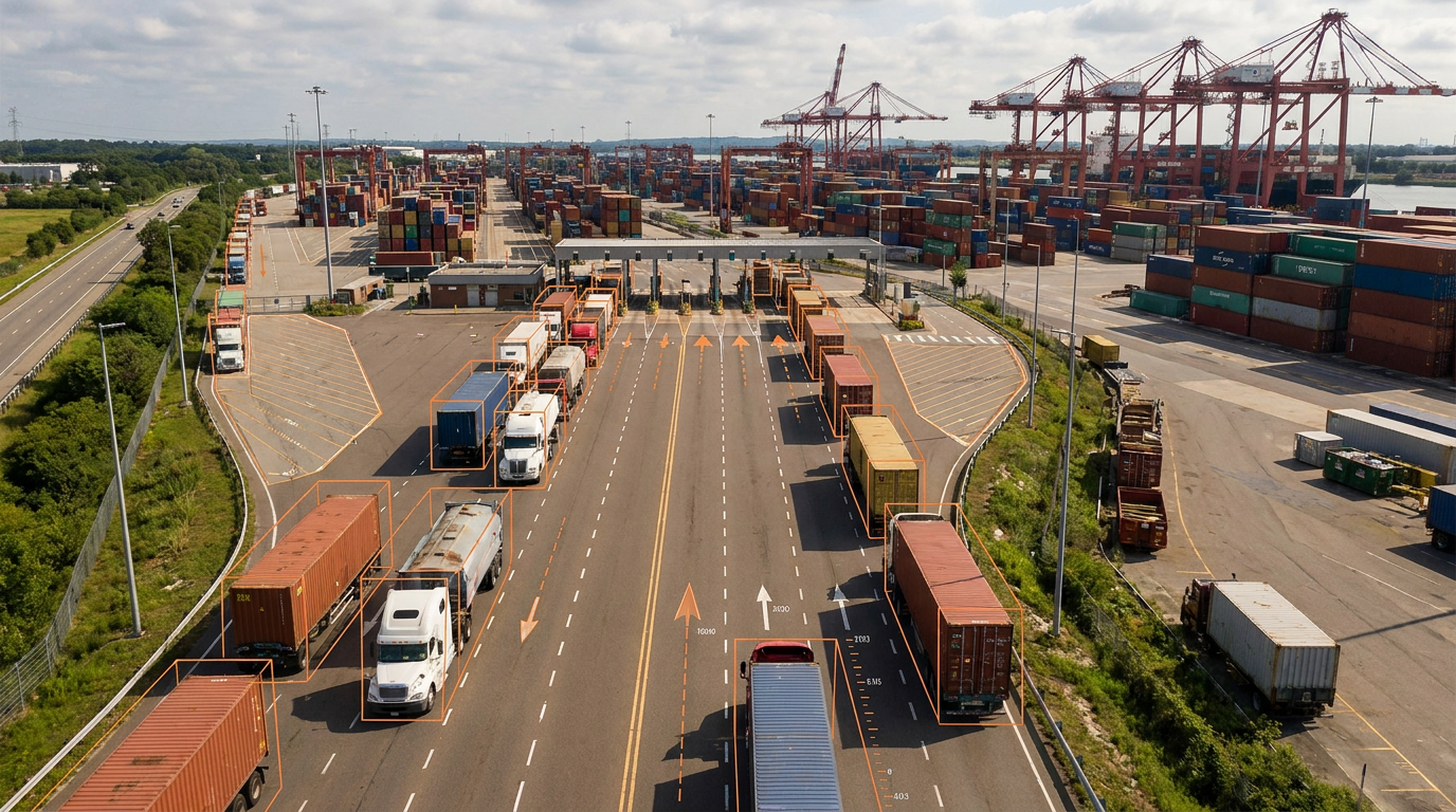 Port and logistics queue optimization
