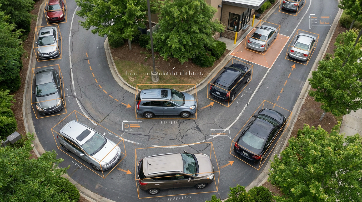 Retail drive-thru service analytics