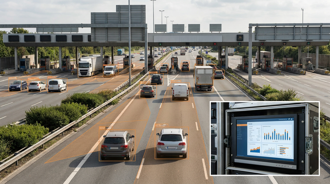 Tollway revenue auditing with lane-level counts